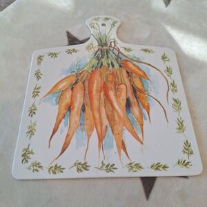 Vintage Delta Group Design Melamine Carrot Chopping Board Made In Italy